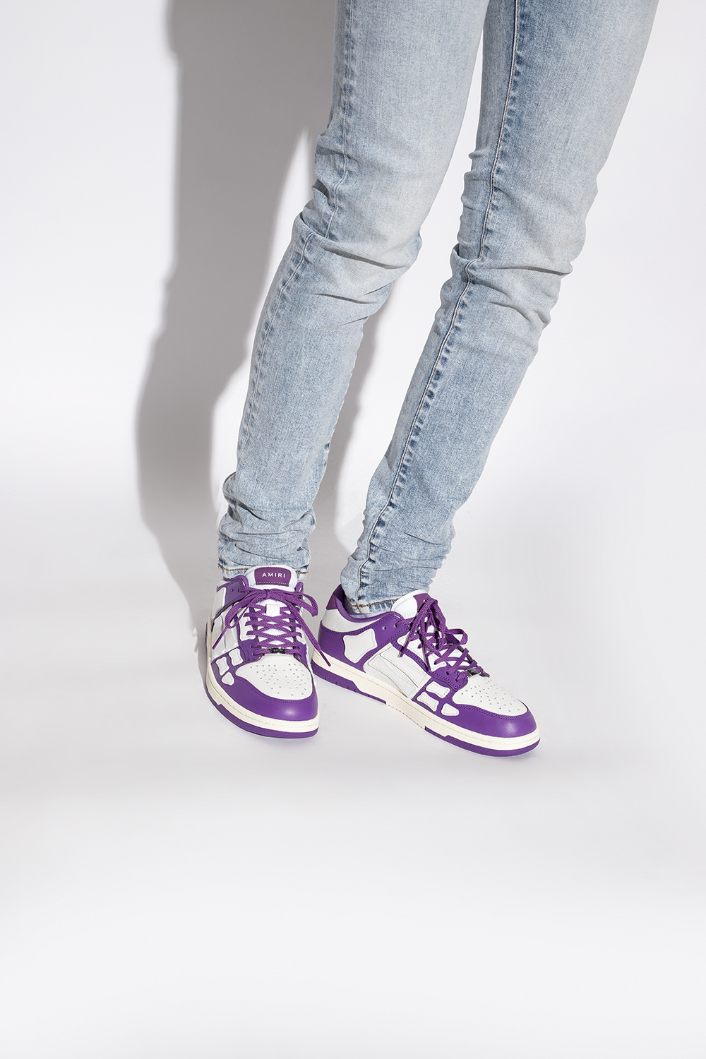 スリムフィットジーンズ ダメージ UK US amiri mnml purple